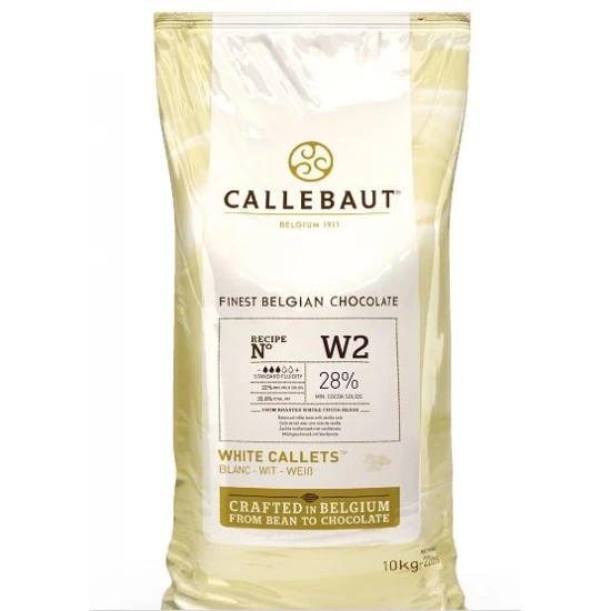 CALLEBAUT KUVERTÜR BEYAZ  DROP ÇİKOLATA (10 KG) // W2NV-595