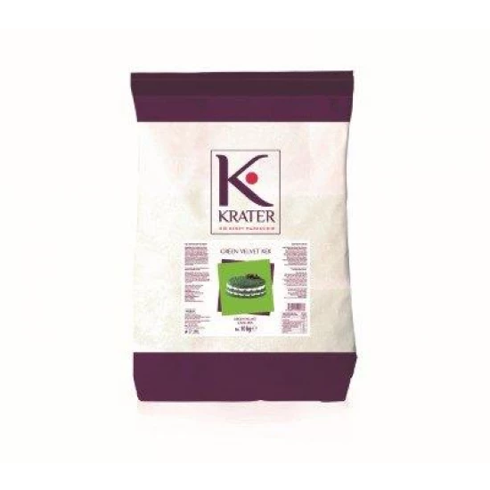 KRATER KEK KARIŞIMI GREEN VELVET (10 KG) KRATER KEK KARIŞIMI GREEN VELVET (10 KG)