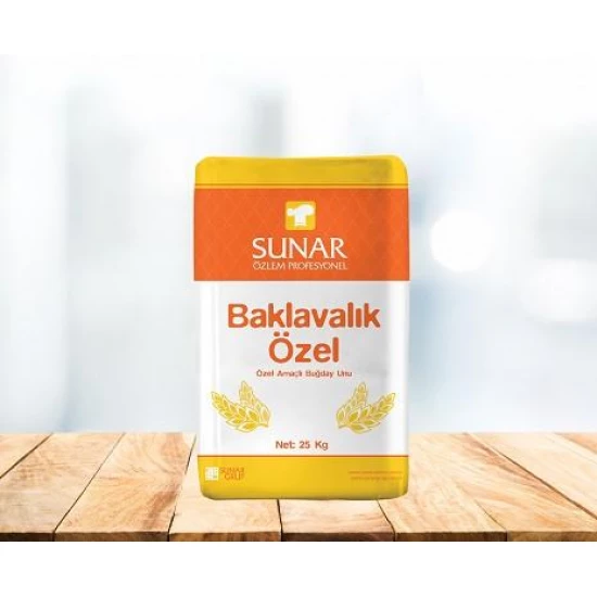SUNAR BAKLAVALIK UN ÖZEL (25 KG) SUNAR BAKLAVALIK UN ÖZEL (25 KG)